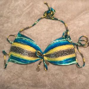 Luli Fama Molded Push Up Bandeau Top